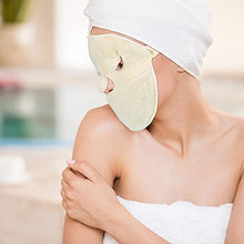 Load image into Gallery viewer, 2 Pieces Towel Mask Reusable Face Towel Mask Facial Steamer Towel Moisturizing Towel Mask Beauty Skin Care Mask for Women Girls

