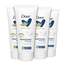 Load image into Gallery viewer, Dove Body Love Moisturizing Hand Cream for Rough or Dry Skin Intense Care Softens and Smoothes 3oz 4 Count
