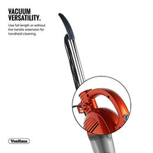 Load image into Gallery viewer, VonHaus 2 in 1 Stick &amp; Handheld Vacuum Cleaner - 600W Corded Upright Vac with Lightweight Design, HEPA Filtration, Extendable Handle, Crevice Tool and Brush Accessories - Ideal for Hardwood Floors
