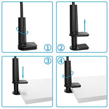 Load image into Gallery viewer, Gooseneck Cell Phone Holder Bed, Lazy Bracket, Universal Mobile Phone Clip Stand, Flexible Long Arm Rotating Mount for for Bed, Office, Kitchen, iPhone, pad, Watching Movies
