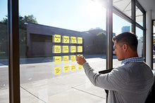Load image into Gallery viewer, Post-it Super Sticky Notes, 3x3 in, 24 Pads, 2x the Sticking Power, Canary Yellow, Recyclable (654-24SSCY)
