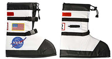 Load image into Gallery viewer, Aeromax Astronaut Boots, Size Large, White, with NASA patches
