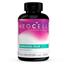 Load image into Gallery viewer, NeoCell Hyaluronic Acid, Daily Hydration for Skin Hydration &amp; Suppleness, 100mg ,60 Capsules (Package May Vary)
