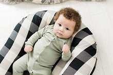 Load image into Gallery viewer, DockATot Deluxe+ Dock (Charcoal Buffalo) - The All in One Baby Lounger - Perfect for Co Sleeping - Suitable from 0-8 Months
