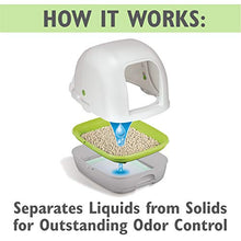 Load image into Gallery viewer, Purina Tidy Cats Hooded Litter Box System, BREEZE Hooded System Starter Kit Litter Box, Litter Pellets &amp; Pads, 10.37 lb (00070230168689)
