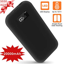 Load image into Gallery viewer, COMLIFE Portable Hand Warmer, 20000mAh Electric Camping Long-Lasting Pocket Warmer &amp; Reusable Larger Capacity Type-C Power Bank, Single/Dual-Sided Quick Heating, LED Display, Up to 14 Hours of Heat
