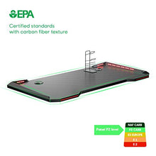 Load image into Gallery viewer, SOViD Gaming Desk with LED RGB Lights 47 Inch PC Computer Desk Y Shaped Gamer Setup Accessories for Sons' Gift Game Table Gamer Handle Rack Cup Holder &amp; Headphone Hook Black
