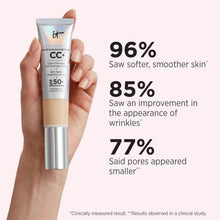 Load image into Gallery viewer, it COSMETICS Your Skin But Better Cc+ Cream, Light Medium (C) - Full-Coverage Foundation, Hydrating Serum &amp; Spf 50+ Sunscreen - Natural Finish - 1.08 Fl Oz Light Medium (Cool Undertone)
