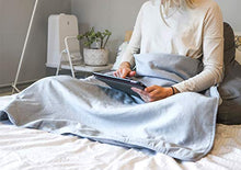 Load image into Gallery viewer, DefenderShield EMF Radiation &amp; 5G Protection Blanket - Universal Organic Bamboo Anti-Radiation Throw Cover for Fertility, Pregnancy, Infants, Babies, Children - Maternity &amp; Baby Blanket (36" x 35")
