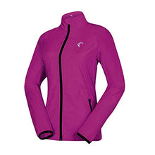 Load image into Gallery viewer, J.CARP Women's Packable Windbreaker Jacket, Super Lightweight and Visible, Outdoor Active Cycling Running Skin Coat, Purple L
