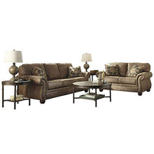 Load image into Gallery viewer, Signature Design by Ashley Larkinhurst Living Room Set in Earth Faux Leather
