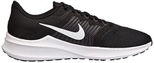 Load image into Gallery viewer, Nike Men's Stroke Running Shoe, Black White Dk Smoke Grey, 10.5
