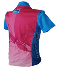 Load image into Gallery viewer, Rocky Mountain Rags Children's Blue Flower Cycling Jersey Large (Age 9-11)
