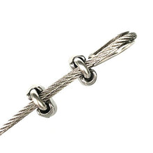 Load image into Gallery viewer, HEVERP 20PCS 1/8 Inches M3 Stainless Steel Wire Rope Cable Clip Clamp
