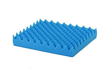 Load image into Gallery viewer, NOVA Medical Products  Seat &amp; Wheelchair Cushion, Convoluted “Egg Crate” Foam Cushion with Removable Cover, 16”W x 16”D x 3”Thick, Navy Blue Color (2652-3)
