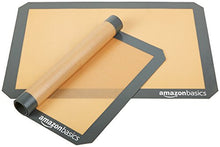 Load image into Gallery viewer, AmazonBasics Silicone, Non-Stick, Food Safe Baking Mat - Pack of 2
