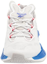 Load image into Gallery viewer, Reebok Unisex Zig Kinetica II Sneaker, White/Pure Grey/Bright Cobalt, 10.5 US Men
