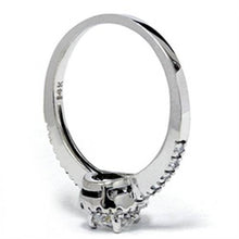 Load image into Gallery viewer, 1/2ct Pear Shape Halo Diamond Engagement Ring 14K White Gold - Size 5.5
