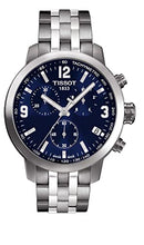 Load image into Gallery viewer, Tissot Men's PRC 200 Chronograph 316L Stainless Steel case Swiss Quartz Watch Strap, Grey, 19 (Model: T0554171104700)
