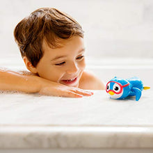 Load image into Gallery viewer, Munchkin Wind Up Swimming Penguin Bath Toy, Blue
