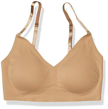 Load image into Gallery viewer, Calvin Klein Women's Invisibles Wirefree Lightly Lined Triangle Bralette, Bare, M
