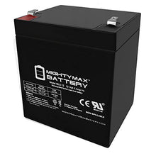 Load image into Gallery viewer, Mighty Max Battery ML5-12 - 12 Volt 5 AH, F1 Terminal, Rechargeable SLA AGM Battery
