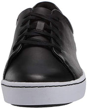 Load image into Gallery viewer, Clarks womens Pawley Springs Sneaker, Black Leather, 7.5 US
