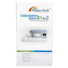 Load image into Gallery viewer, Sew Tech Embroidery Hoops for Brother PE800 SE1900 PE770 780D PE700 PC6500 Brother Innovis 1250 700 Babylock Embroidery Machine Hoop
