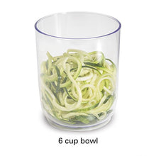 Load image into Gallery viewer, Hamilton Beach 3-in-1 Electric Vegetable Spiralizer &amp; Slicer With 3 Cutting Cones for Veggie Spaghetti, Linguine, and Ribbons, 6-Cups, Black
