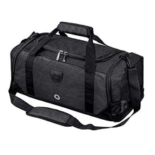 Load image into Gallery viewer, Gym Duffle Bag Backpack Waterproof Sports Duffel Bags Travel Weekender Bag for Men Women Overnight Bag with Shoes Compartment Black
