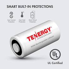 Load image into Gallery viewer, Tenergy Premium 24 Pack NonRechargeable CR123A 3V Lithium Battery, Primary Battery for Arlo Cameras, Photo Lithium Batteries, Smart Sensors, and More
