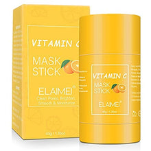 Load image into Gallery viewer, Vitamin C Mask for Face, Face Cleansing Mask with Vitamin C for Moisturizing, Improving Facial Dullness and Deep Pore Cleansing Fits for Men and Women
