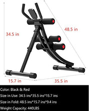 Load image into Gallery viewer, Fitlaya Fitness Core &amp; Abdominal Trainers AB Workout Machine Home Gym Strength Training Ab Cruncher Foldable Fitness Equipment
