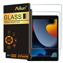 Load image into Gallery viewer, Ailun Screen Protector Compatible with iPad 9th 8th 7th Generation (10.2 Inch, iPad 9/8/7, 2021&amp;2020&amp;2019) Tempered Glass/Apple Pencil Compatible [2 Pack]
