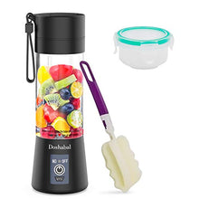 Load image into Gallery viewer, USB Blender, Doshabal Portable Personal Blender, Smoothie Blender to go, Rechargeable Blender shakes and smoothies
