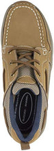 Load image into Gallery viewer, RUGGED SHARK Men's AXIS Boat Shoe, Premium Leather, Comfort Footbed, Tan, Men's Size 10
