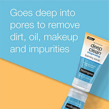Load image into Gallery viewer, Neutrogena Deep Clean Invigorating Foaming Facial Scrub with Glycerin, Cooling &amp; Exfoliating Gel Face Wash to Remove Dirt, Oil &amp; Makeup, 4.2 fl. oz
