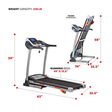 Load image into Gallery viewer, Sunny Health &amp; Fitness Treadmill, Gray (SF-T4400)
