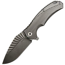 Load image into Gallery viewer, Eafengrow EF902 Folding Pocket Knife with High-Performance D2 Steel Blade; Titanium Alloy Handle Scales with Pocket clip; Frame Lock, for Camping Working Tactical Survival Military EDC Tool
