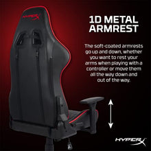 Load image into Gallery viewer, HyperX Blast Core Gaming Chair - Ergonomic Gaming Chair - Leather Upholstery Video Game Chair - Red Black PC Racing Tilt Foam Armrests Cushion Office Computer Kids Adults Seat Chair Gaming Hyper X
