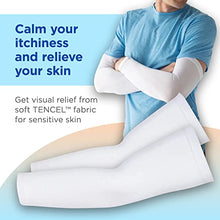 Load image into Gallery viewer, Wrap-E-Soothe Ultra-Soft Non-Itch Eczema Arm or Leg Sleeves for Adults &amp; Teens (Medium 11"-18"), Eco-Friendly Tencel Eczema Clothing, No Zinc or Dyes, USA Made
