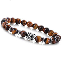 Load image into Gallery viewer, Joya Gift Buddha 8mm Beaded Bracelet for Women Men Gemstone Chakra Bracelet Jewelry for Birthday Gifts (4PCS)

