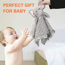 Load image into Gallery viewer, Pro Goleem Elephant Security Blanket Soft Baby Lovey Unisex Lovie Baby Gifts for Newborn Boys and Girls Baby Snuggle Toy Baby Elephant Stuffed Animal Grey 16 Inch
