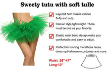 Load image into Gallery viewer, Simplicity Green Tutu Women's Dance Tutu Layered Organza Clubwear Mini Skirt Party Dress Green Tutu for Women, Sante Green
