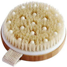 Load image into Gallery viewer, CSM Body Brush For Beautiful Skin - Solid Wood Frame &amp; Boar Hair Exfoliating Brush To Exfoliate &amp; Soften Skin, Improve Circulation, Stop Ingrown Hairs, Reduce Acne and Cellulite
