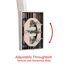 Load image into Gallery viewer, Kwikset 98180-002 San Clemente Single Cylinder Low Profile Handleset Front Door Lock with Halifax Lever featuring SmartKey Security in Satin Nickel
