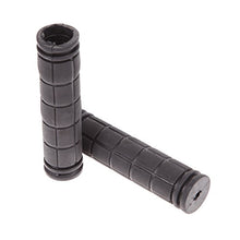 Load image into Gallery viewer, Vktech Soft BMX MTB Cycle Road Mountain Bicycle Scooter Bike Handle bar Rubber End Grip (Black)
