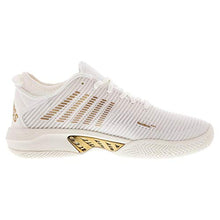 Load image into Gallery viewer, K-Swiss Men`s Hypercourt Supreme Tennis Shoes White Alyssum and Gold (13 White Alyssum and Gold)
