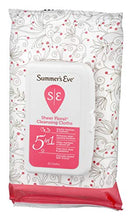 Load image into Gallery viewer, Summer's Eve Cleansing Cloths | Sheer Floral |32 Count | Pack of 4 | pH-Balanced, Dermatologist &amp; Gynecologist Tested, 32 Count (Pack of 4)
