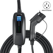 Load image into Gallery viewer, Lectron 240V 40 Amp Level 2 EV Charger with 18ft Extension Cord J1772 Cable &amp; NEMA 14-50 Plug
